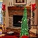 AGAKY Árbol de Navidad Plegable, Árbol de Navidad Verde 120 cm, Decoración...