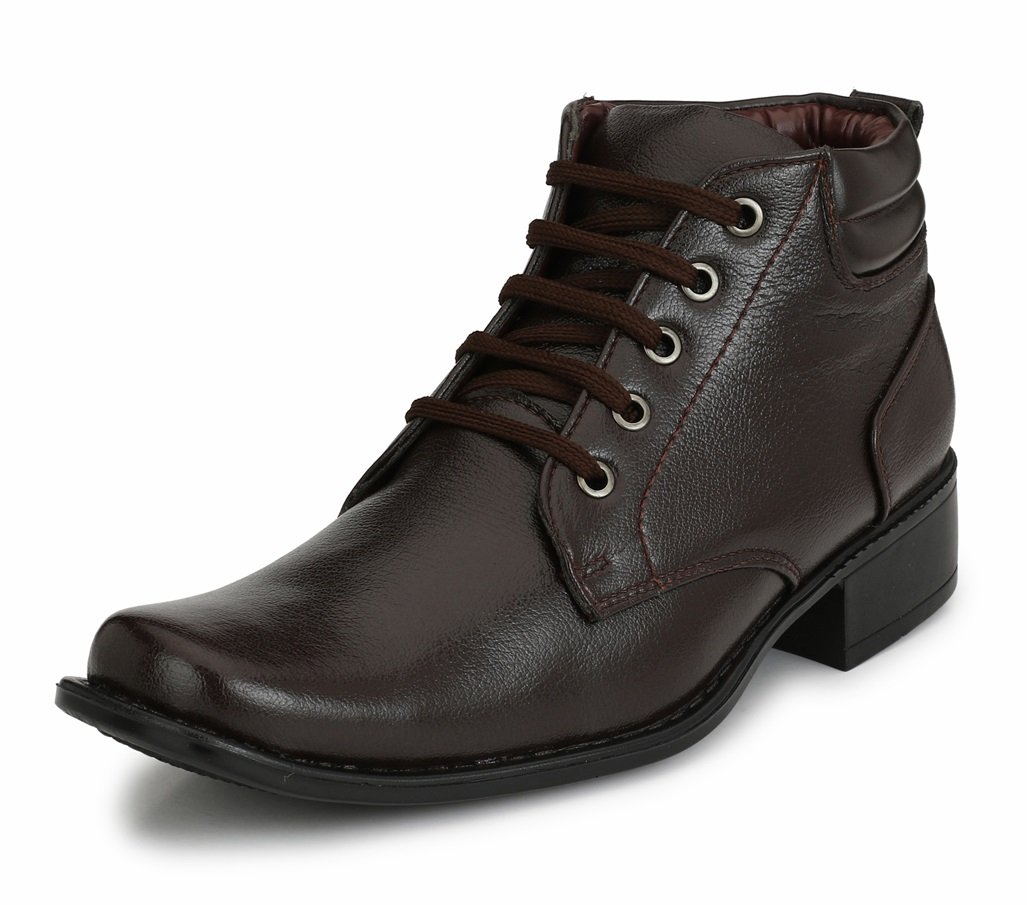 mactree Men's Premium Mid Top Lace-Up Formal Shoes-picture-12