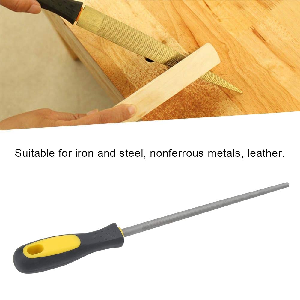 RS PRO 150mm, Second Cut, Round Engineers File With Soft-Grip Handle | RS