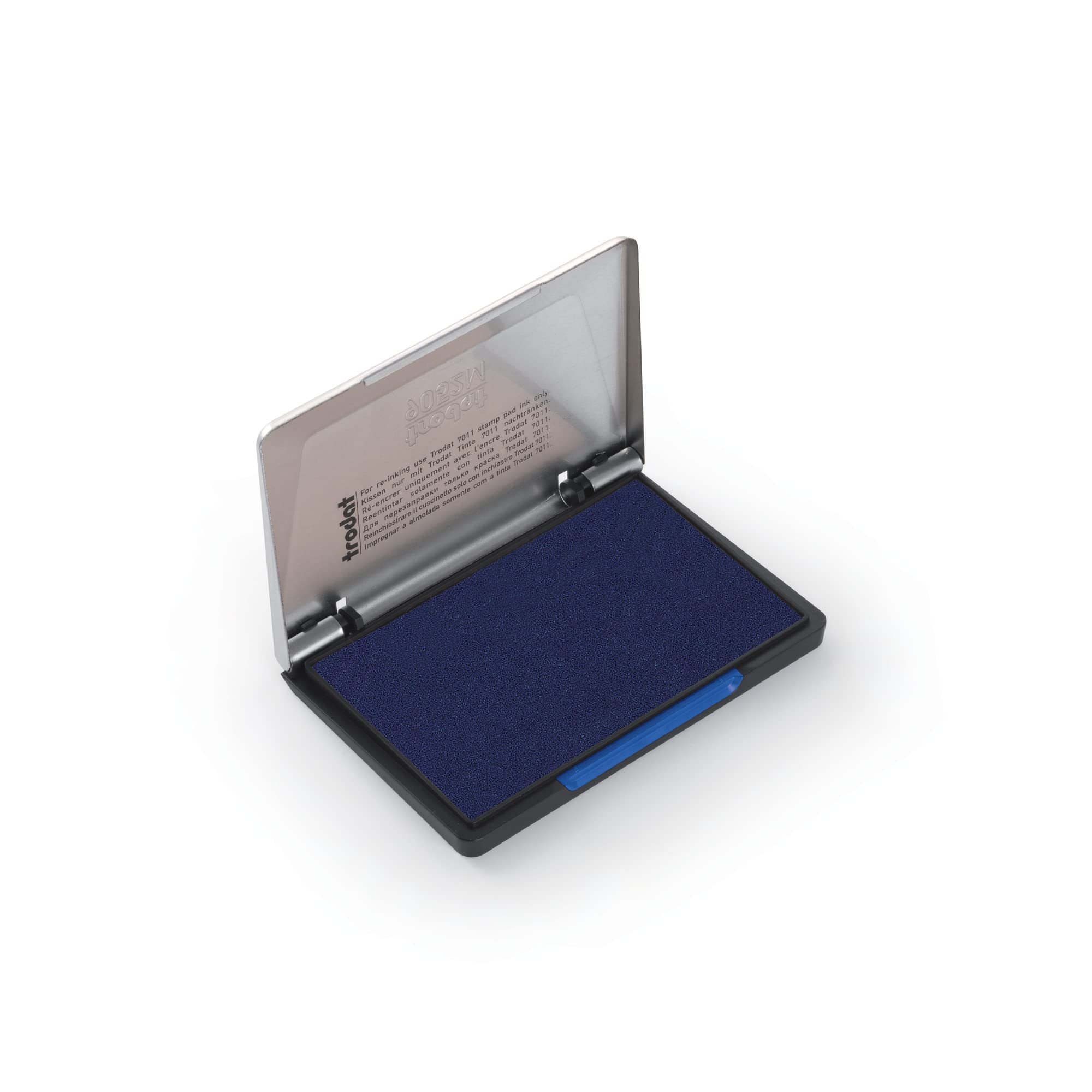 Coussin Encreur Trodat 9052 Bleu – 110 X 70 Mm, Rechargeable, Pour Tampons Manuels Au Bureau - 9
