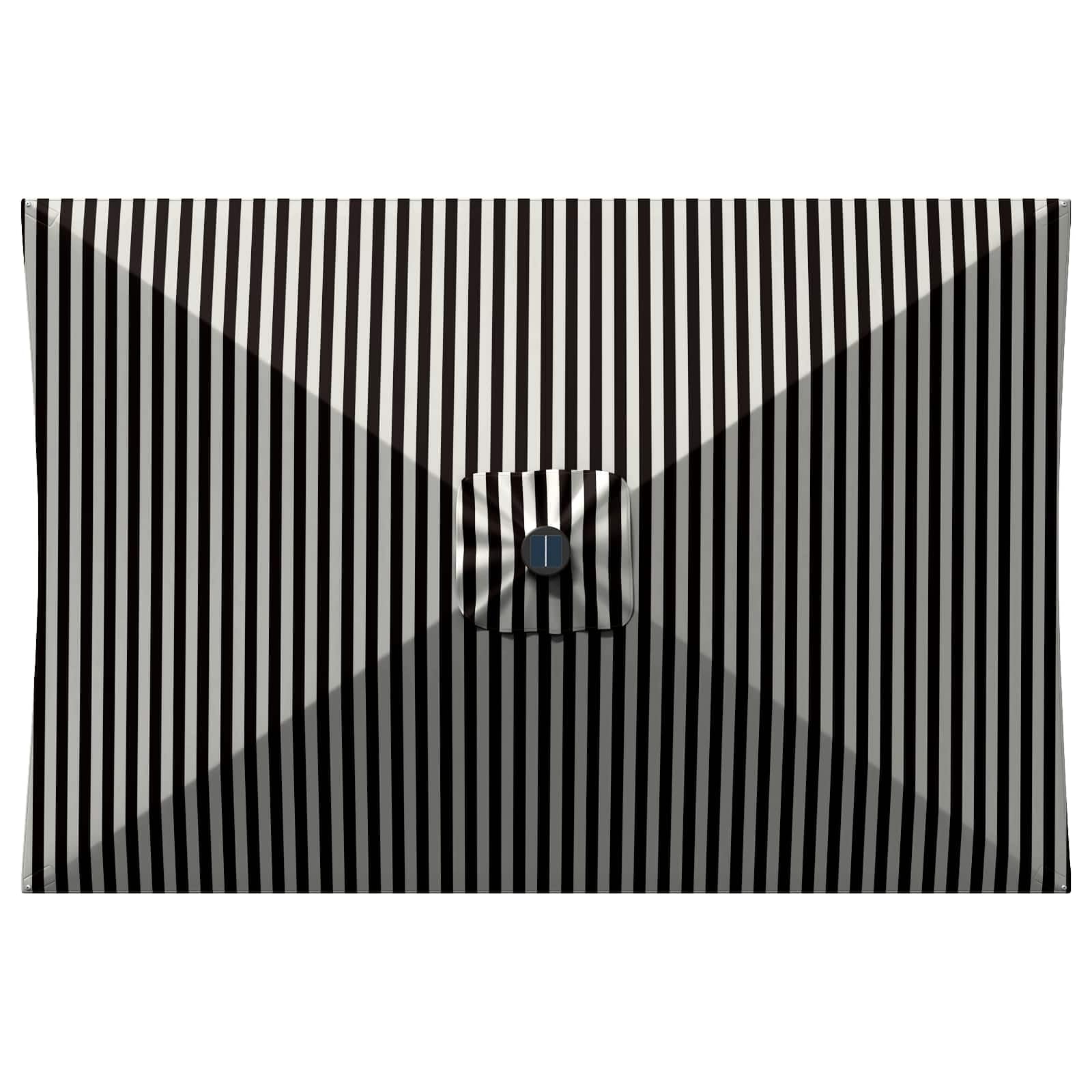 SYDE Parasol ogrodowy ze światłami LED i podstawą 200 x 300 cm poliester