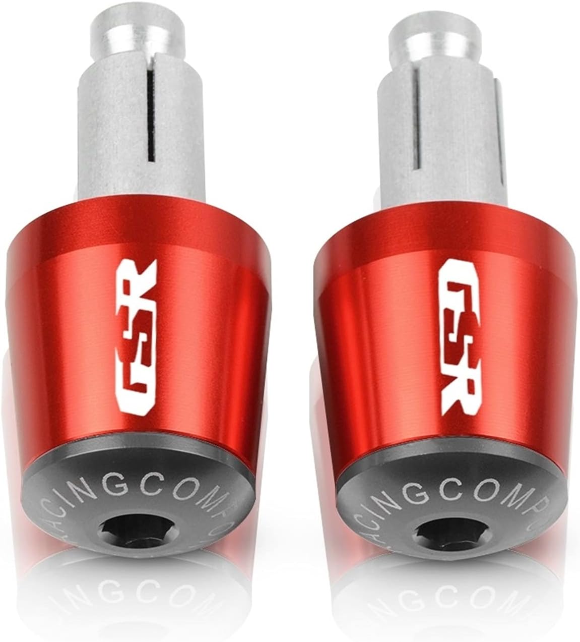 XJSM Plug Motorcycle 7/8" 22mm Handlebar Grips End Handle Bar Cap End Plug for Suzuki GSR600 GSR750 GSR400 GSR250/S/F GSR 600 750 400 250 (Color : 7)
