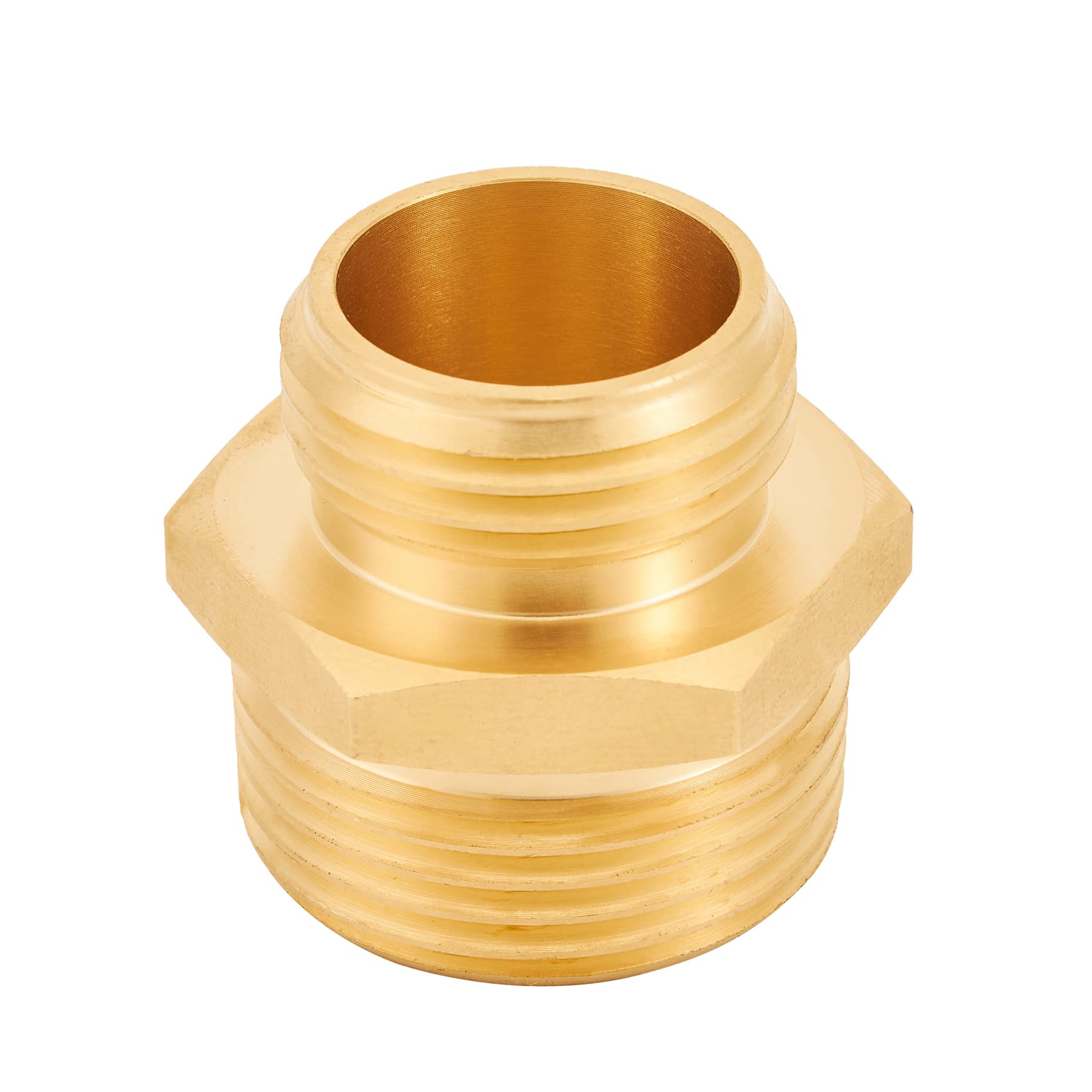 Raccordo per tubo da giardino in ottone, adattatore, 1/2 NPT maschio x 1/2 PT femmina