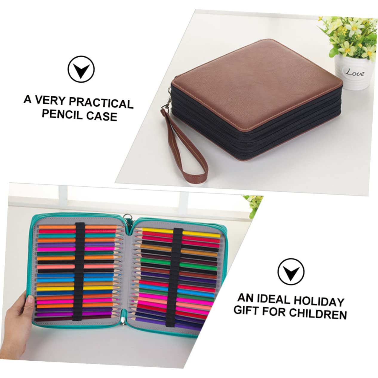 PLAFOPE Estuche para Lápices de Dibujo de Gran Capacidad para Estudiantes
