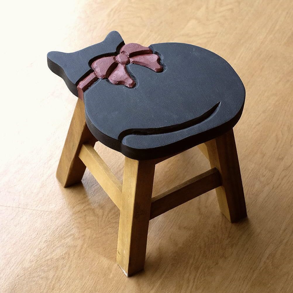 ヴィンテージ 花型 スツール 猫脚 木製 チェア 花台 レトロ ビンテージ スツール 花柄 猫脚 ピアノ椅子 フランスアンティーク 中古 椅子