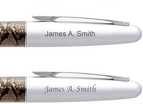 Miniatura 3 de Grabadopersonalizado Pilot Metropolitan colección animal, Pitón plateado