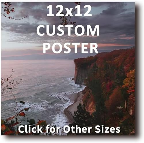 Vista 22 de Impresión de póster personalizada, carga tus imágenes/imágenes, personaliza tu propia decoración artística de fondo personalizada, 12 x 18 pulgadas