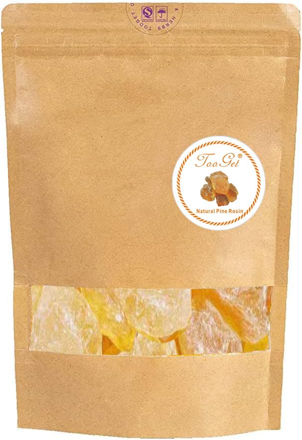 TooGet 400 g Kiefern-Kolophonium Kiefern-Kolophonium für Bienenwachs-Wraps Gum Nugget Rockform Baseball-Kolophoniumbeutel zum Pitching Kiefern-Kolophonium-Pulver für Bowling