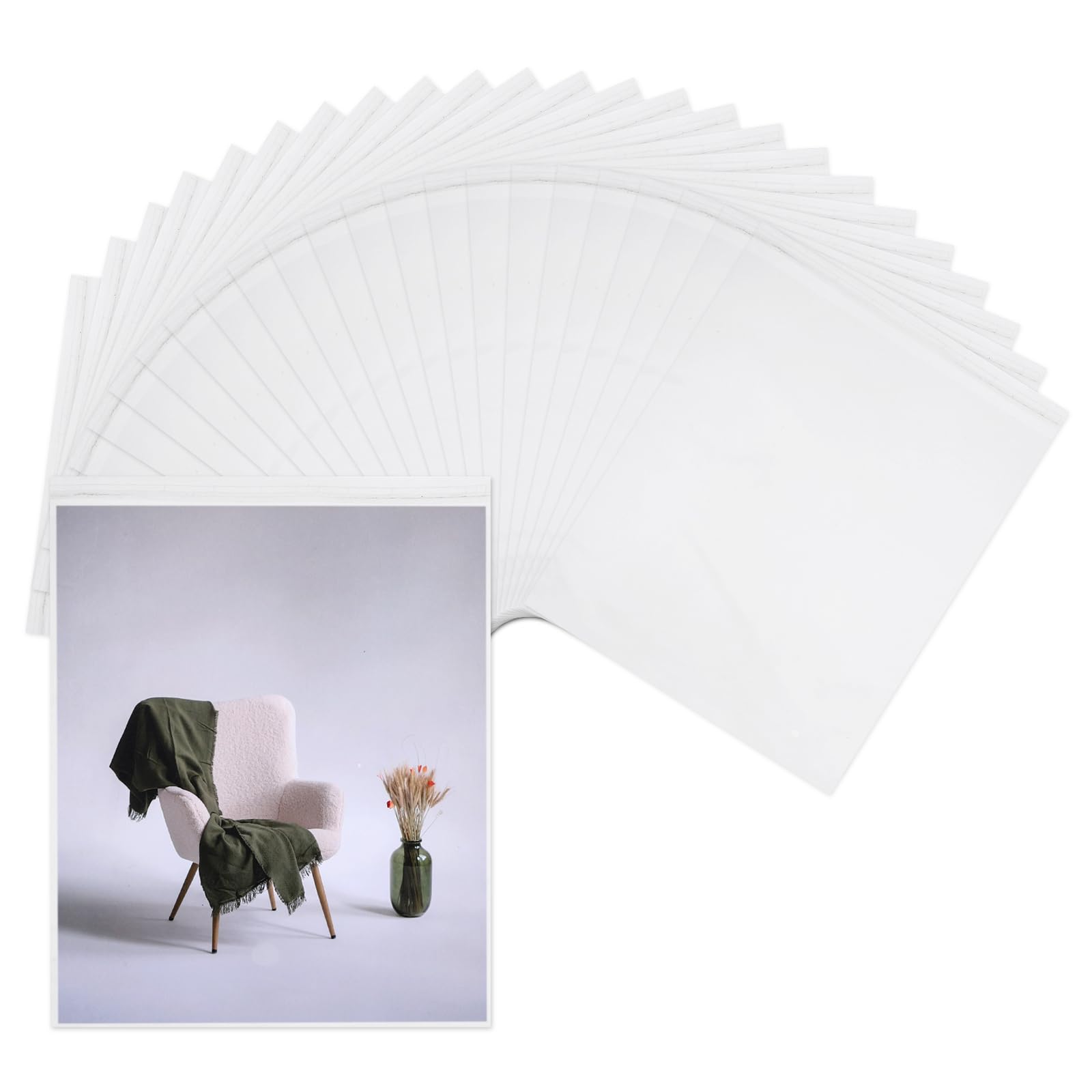 Sacs en cellophane refermables avec bande adhésive pour protéger vos enveloppes et cartes