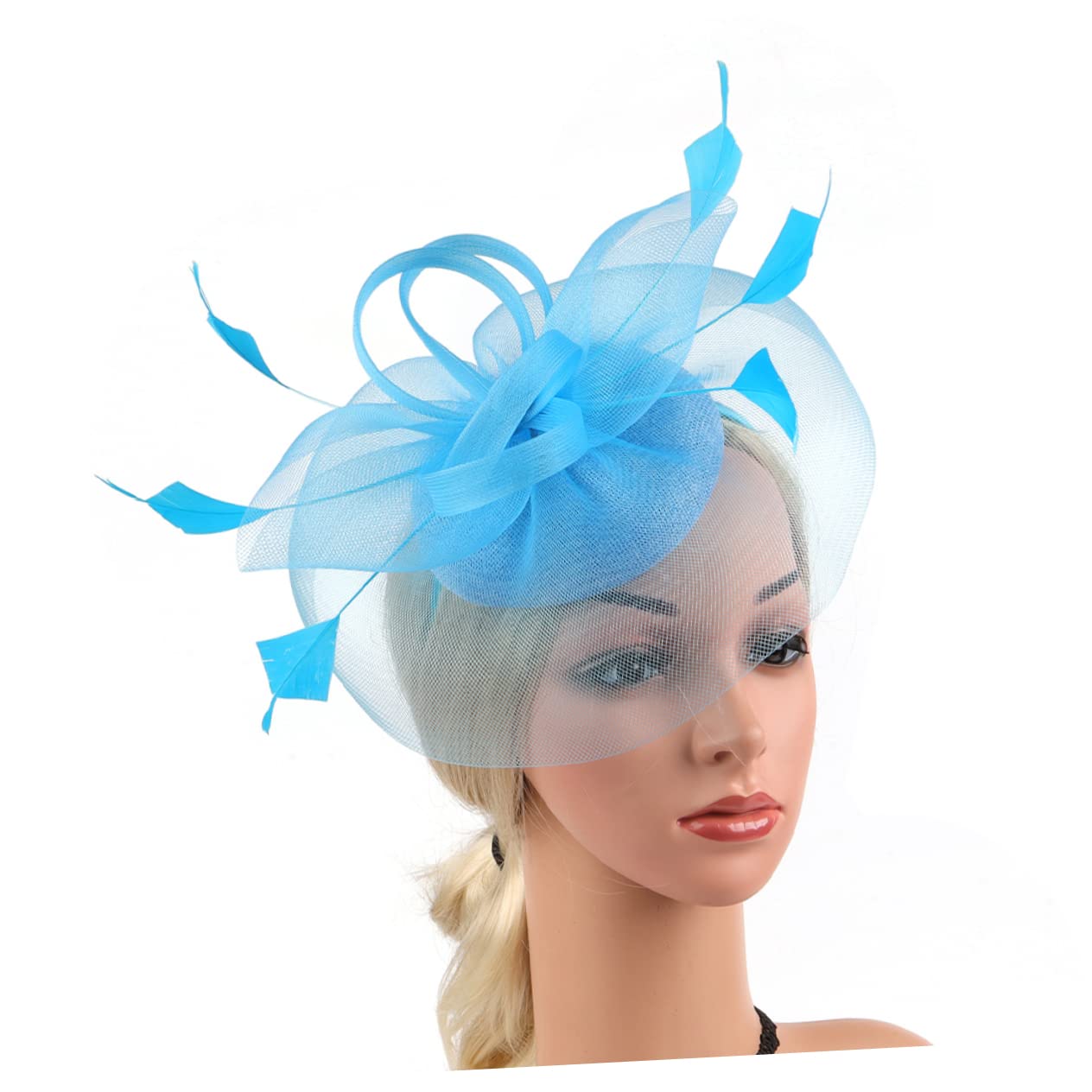SOIMISS 3piezas Sombrero De Fascinador De Para Mujeres Diadema Elegante Para Bodas y Fiestas De Té Accesorio Vintage Para Eventos Sociales
