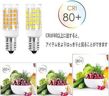 Amazon | LED電球 40W形相当 シャンデリアクリア電球 4W E14口金