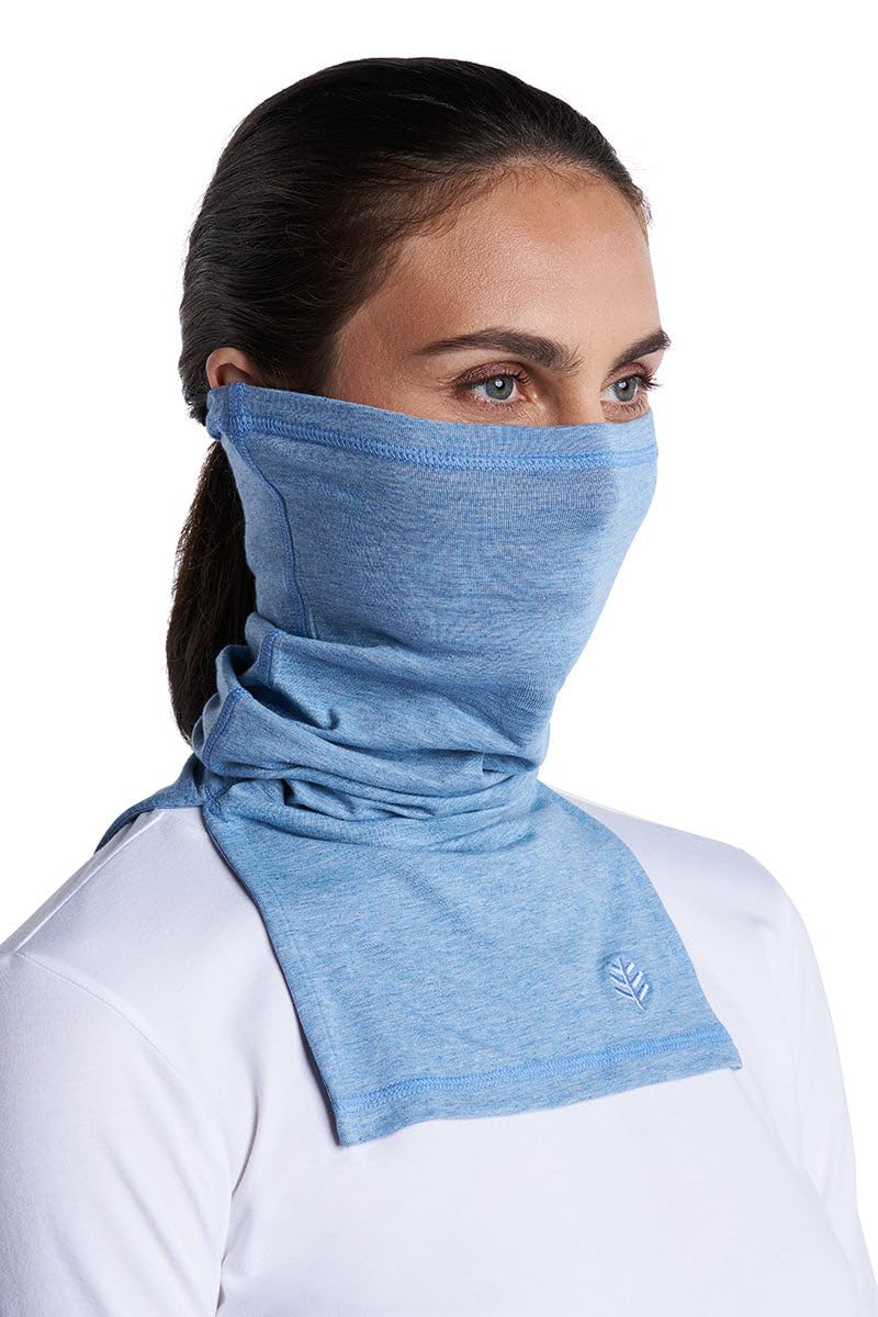 Unisex UV Face Mask - UPF 50+ Sun Protection - Blackburn in Light Blue