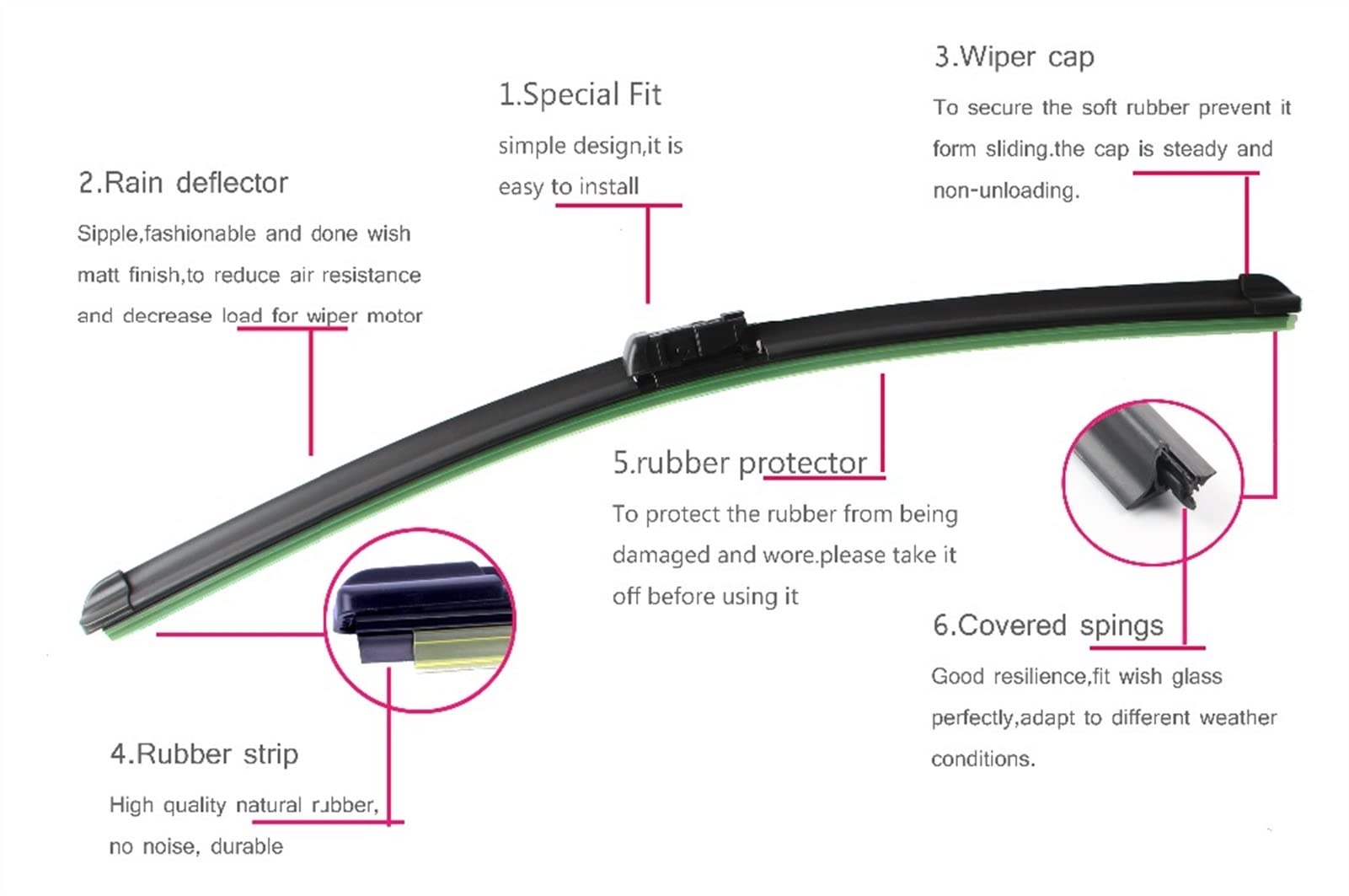 Limpiaparabrisas Delantero Y Trasero De 21 "+ 21" + 13" para Skoda para Fabia 5J Hatchback 2006 2007 2008 2009 2010 2011 2012 2013