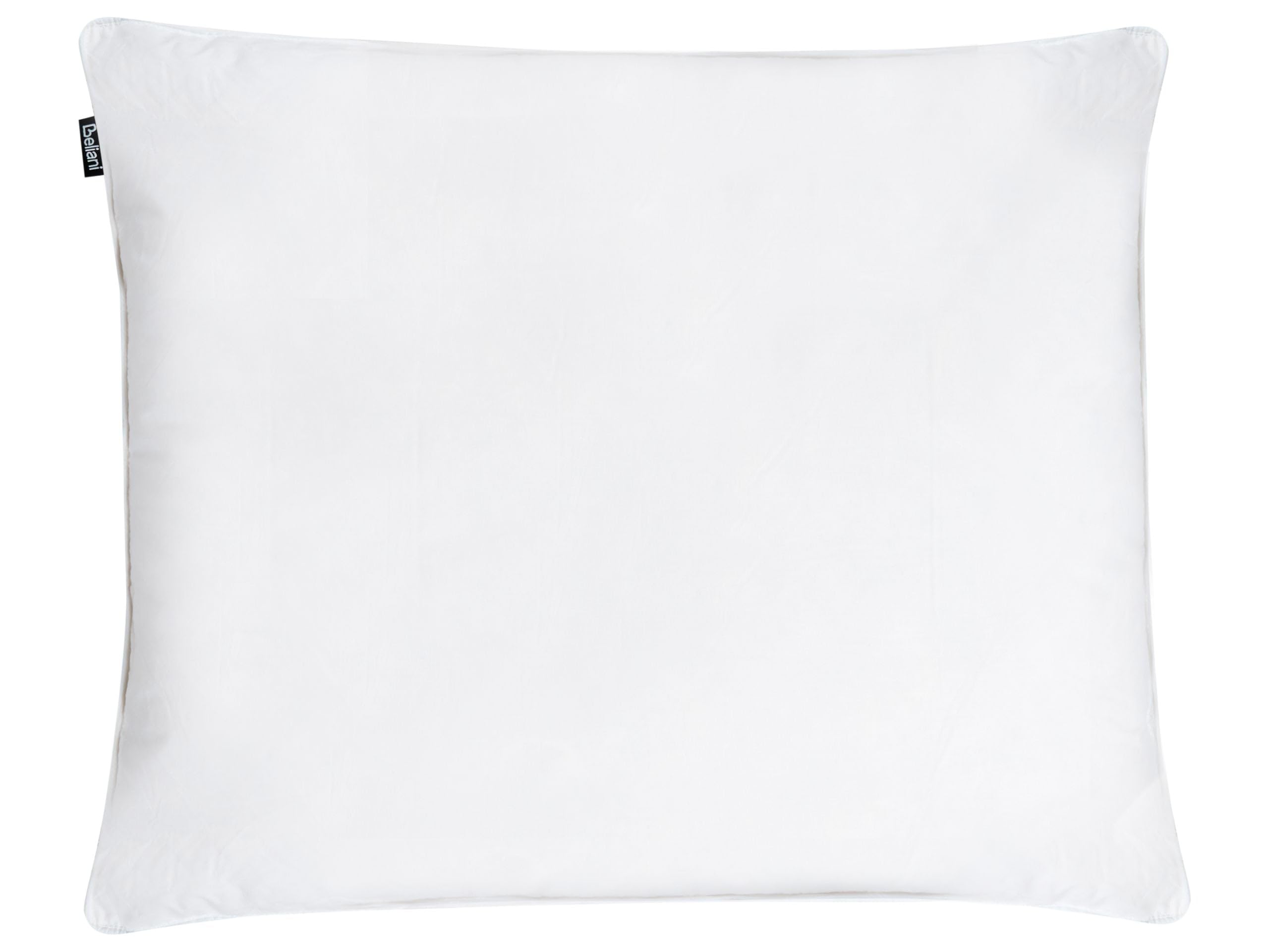 Cuscino Guanciale in Cotone e Morbida Piuma d'Anatra 50 x 60 cm Bianco