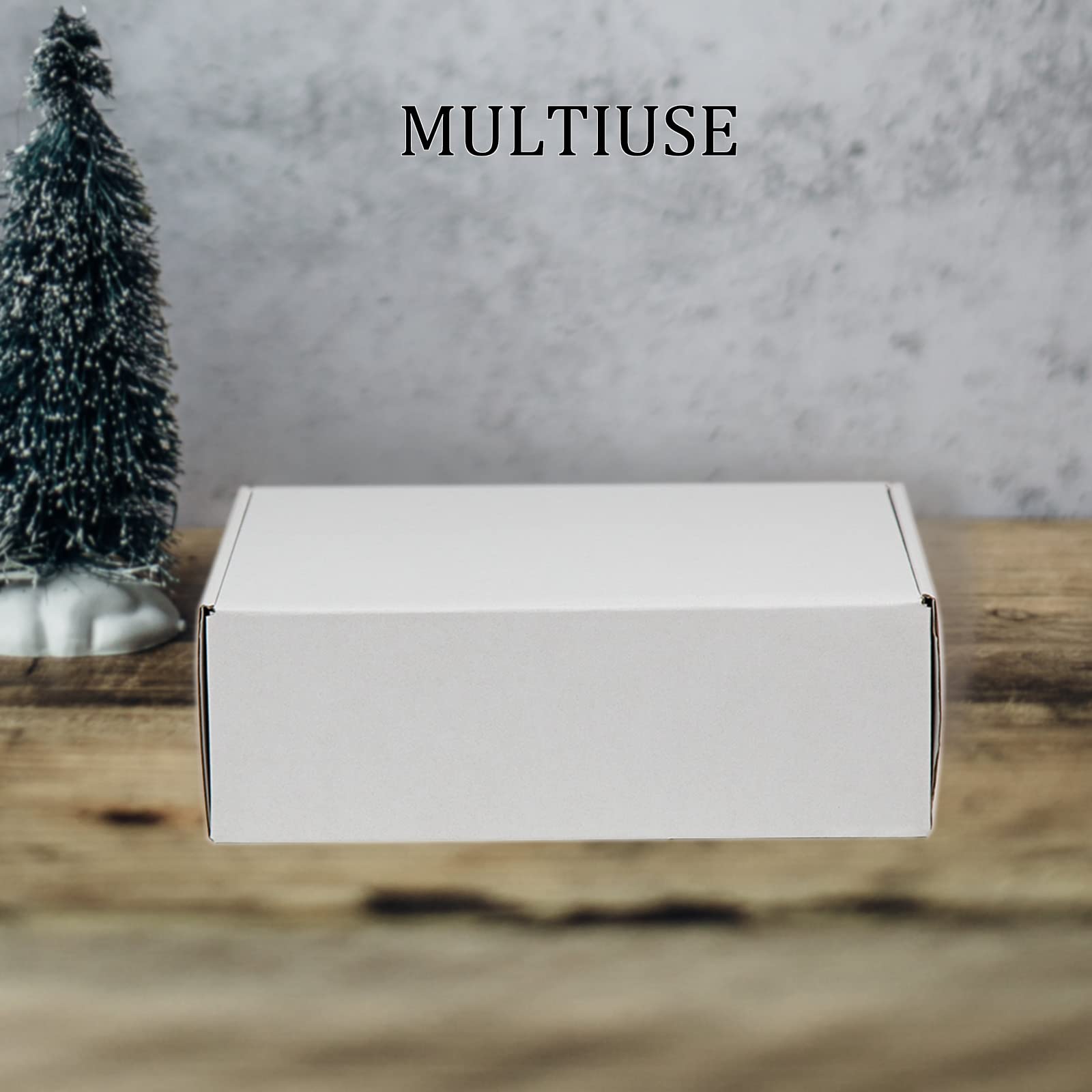 Cajas De Envío Pulgadas, Paquete 20, Cartón Corrugado , Correo Medianas Para Embalaje Pequeñas Empresas, Blanco, 12 X 9 4