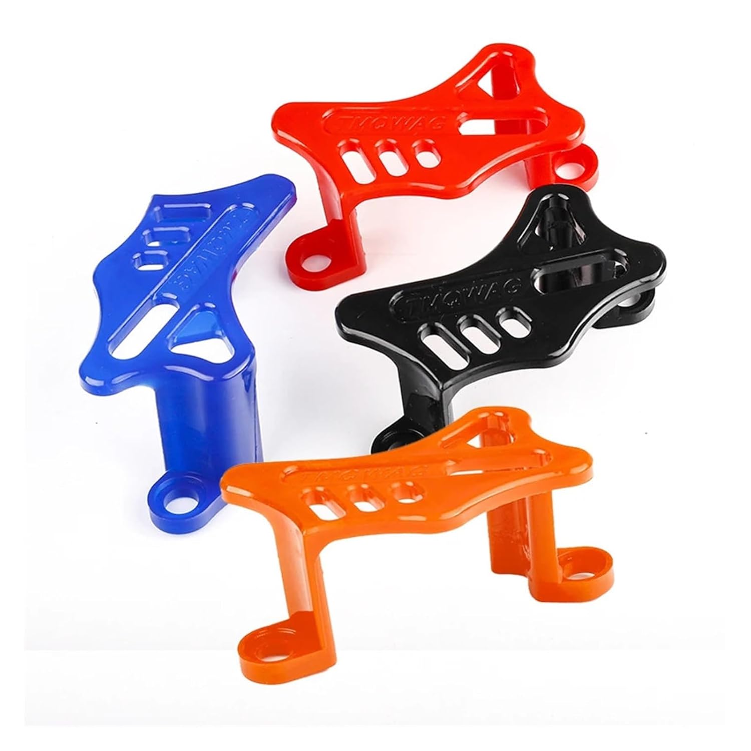 Rear Motorcycle Brake Disc Caliper Guard Suitable for Honda CR 125 CRF 250 450 250R 450R 250X 450X 250RX 450RX for KAYO T4 T6 Be Applicable(Brake Set red)