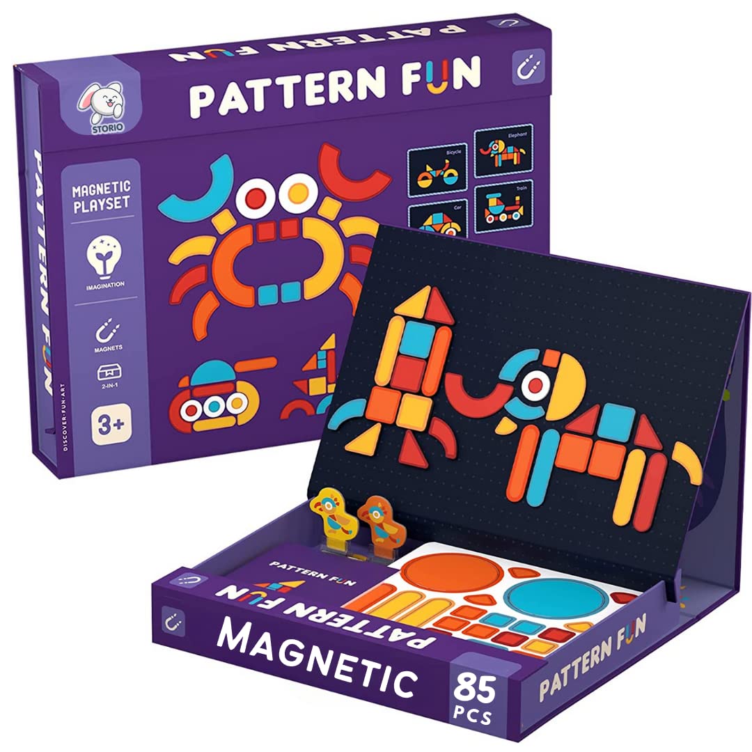 See full amazon price history chart for Storio Magnetic Box Series-Pattern Fun Puzzles Toys with Reference Cards and Board Marker to Draw & Play Baby Educational Toy, 2 3 4 Yrs Montessori Gift (85+ Magnet Pcs) Storio Magnetic Box Series-Pattern Fun Puzzles Toys with Reference Cards and Board Marker to Draw & Play Baby Educational Toy, 2 3 4 Yrs Montessori Gift (85+ Magnet Pcs) (B0BQGRH4Y6) Amazon Price History, Amazon Price Tracker