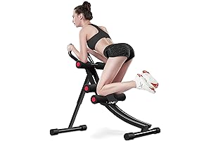 Waist Machine: Foldable Core Abdominal Trainer for Home Gym Strength Training and Body Shaping