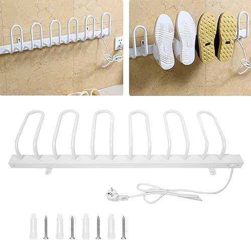 Miniatura 3 de Secador de zapatos eléctrico para zapatos Tendedero de secado montado en la pared Calefacción eléctrica Zapatos para el hogar Secadora de zapatos