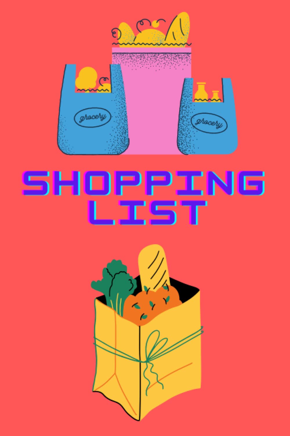 Shopping List: Blank Lined Notebook For Your Shopping Lists