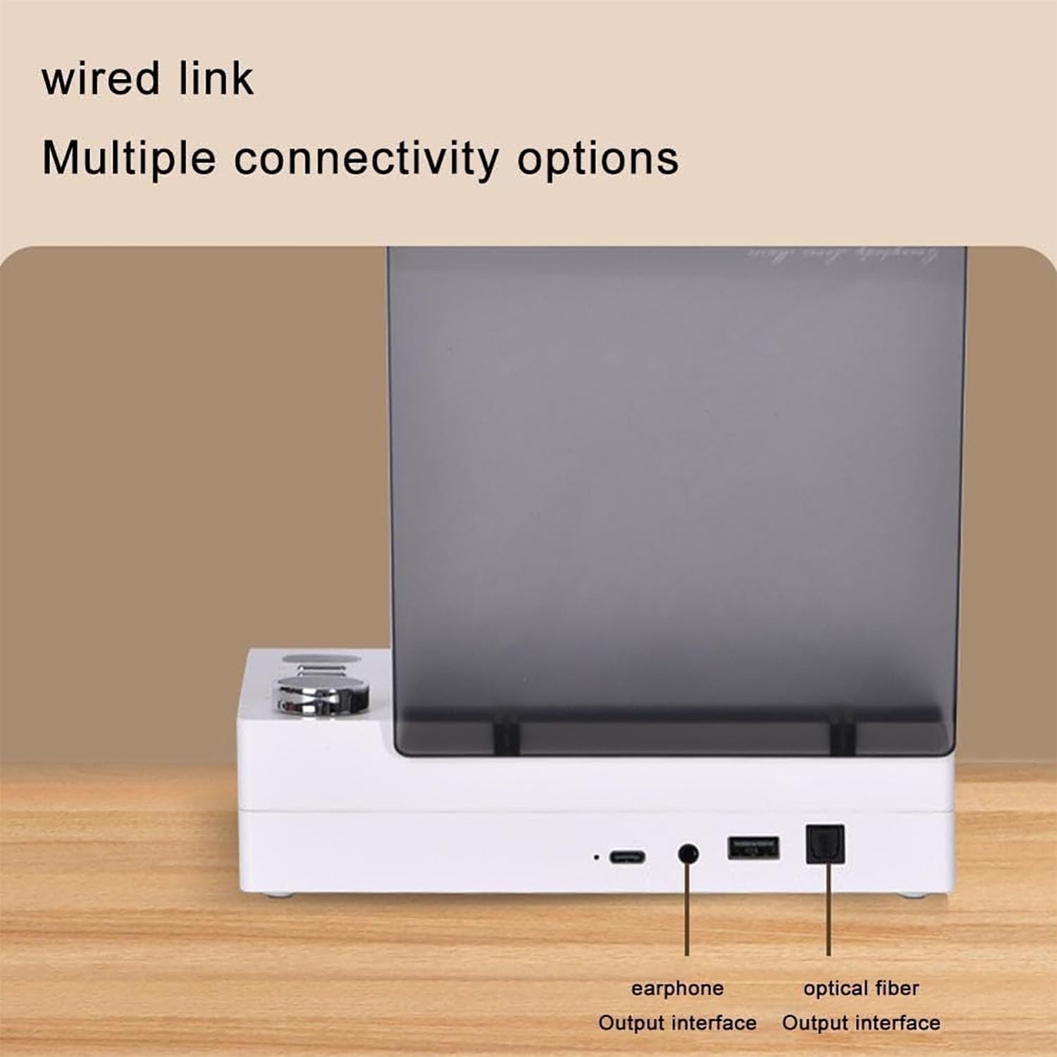 Lettore CD portatile con Bluetooth, display digitale intelligente e controllo rotativo, effetti sonori spaziali a 360°