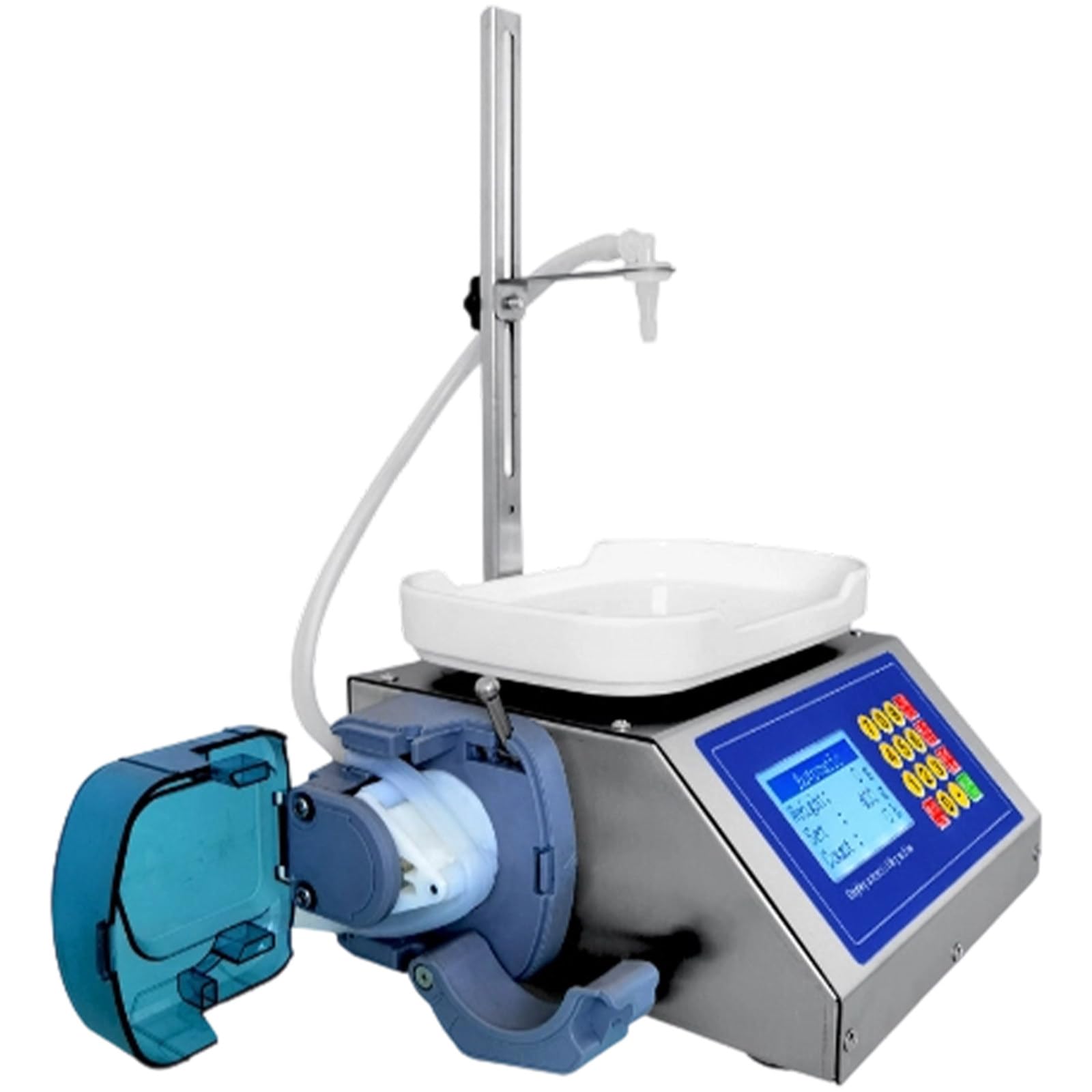 Máquina de llenado de líquidos con bomba peristáltica, sistema de microllenado de alta precisión para dispensación cuantitativa de líquidos, ideal para aceites esenciales y más