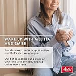 Melitta Vision 12-Cup Drip Coffee Maker, Automatic and Programmable, 96oz Capacity | Automatic & Programmable, Adjustable keep warm time setting and coffee strength, Touch control