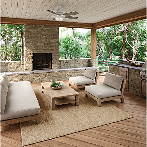 Hunter Matheston Indoor / Outdoor Ceiling Fan With Light And Pull Chain Control #TOP7