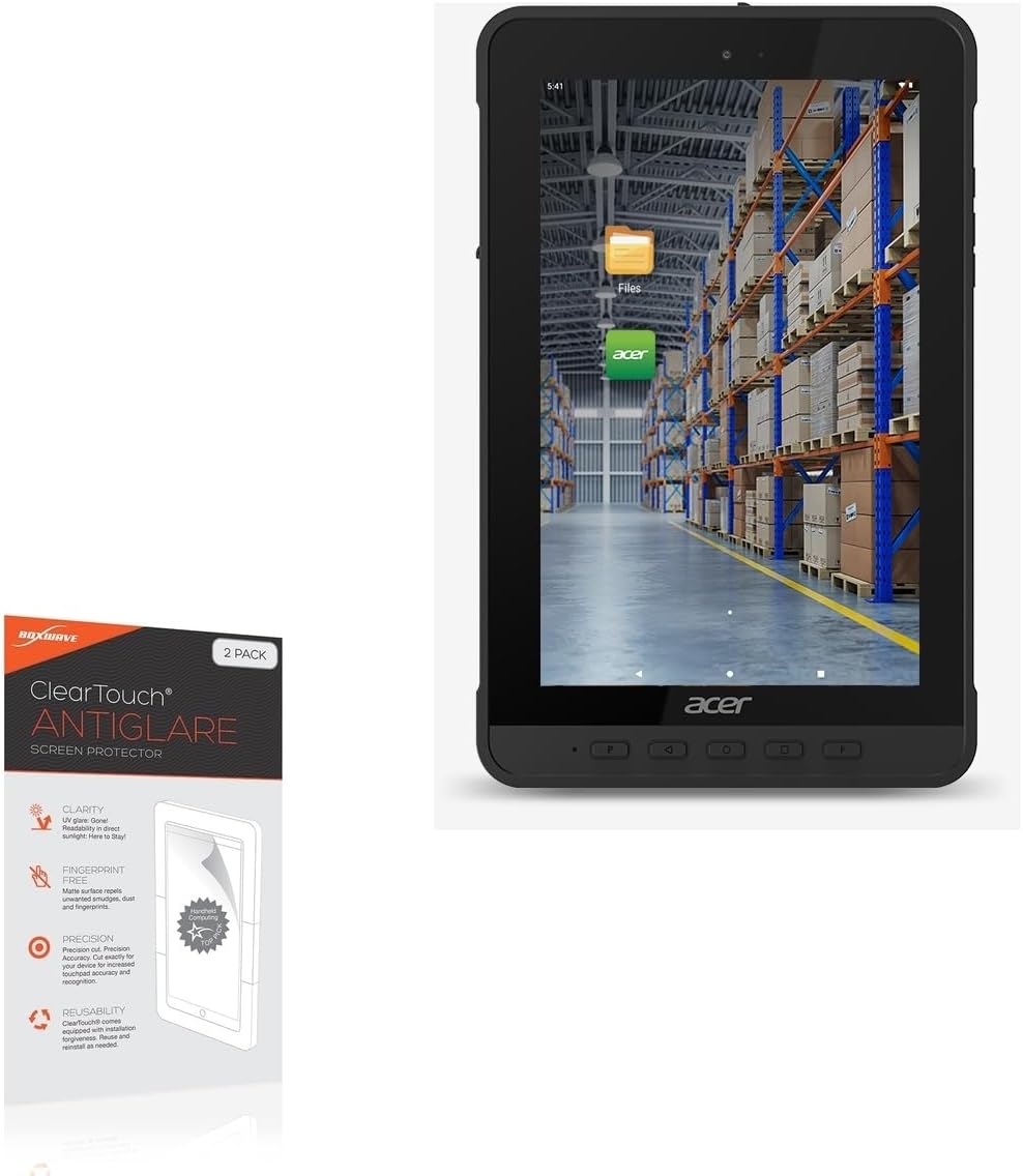 BoxWave Screen Protector Compatible with Acer Enduro T1 ET108-11A-80PZ - ClearTouch Anti-Glare (2-Pack), Anti-Fingerprint Matte Film Skin