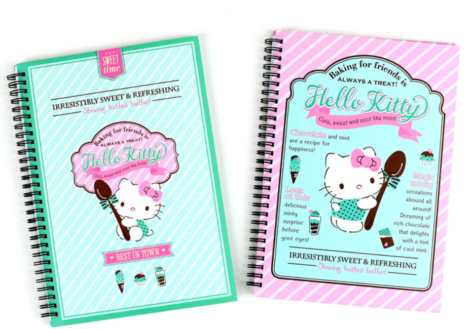 Cahier Hello Kitty ligné 8 mm pour protéger vos notes de réunion lot de 2