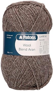 Patons Wool Blend Aran - Taupe (00012)