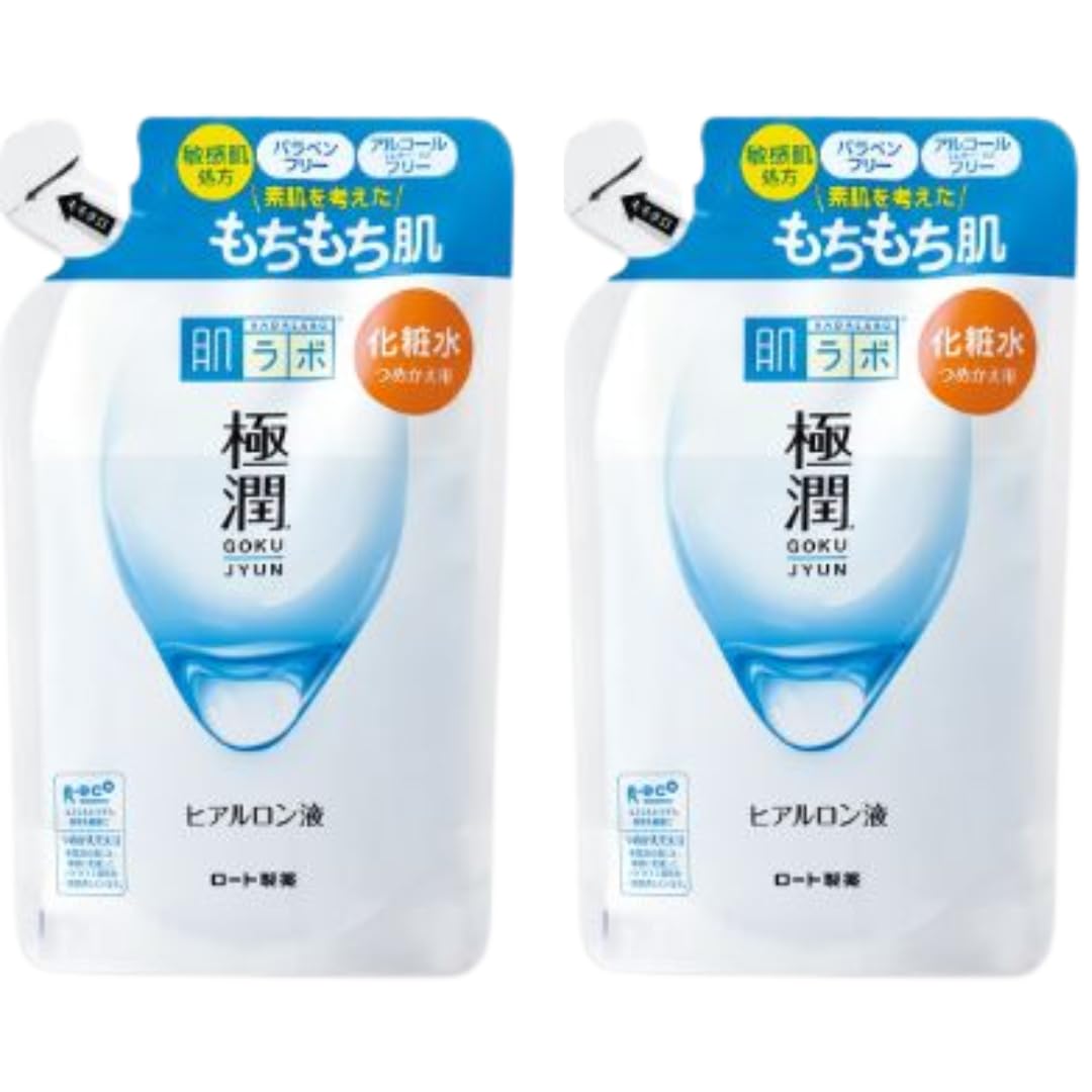 Hada Labo Gokujun Hyaluronic Acid Face Lotion Refill 5.7oz 3 Pack Japan