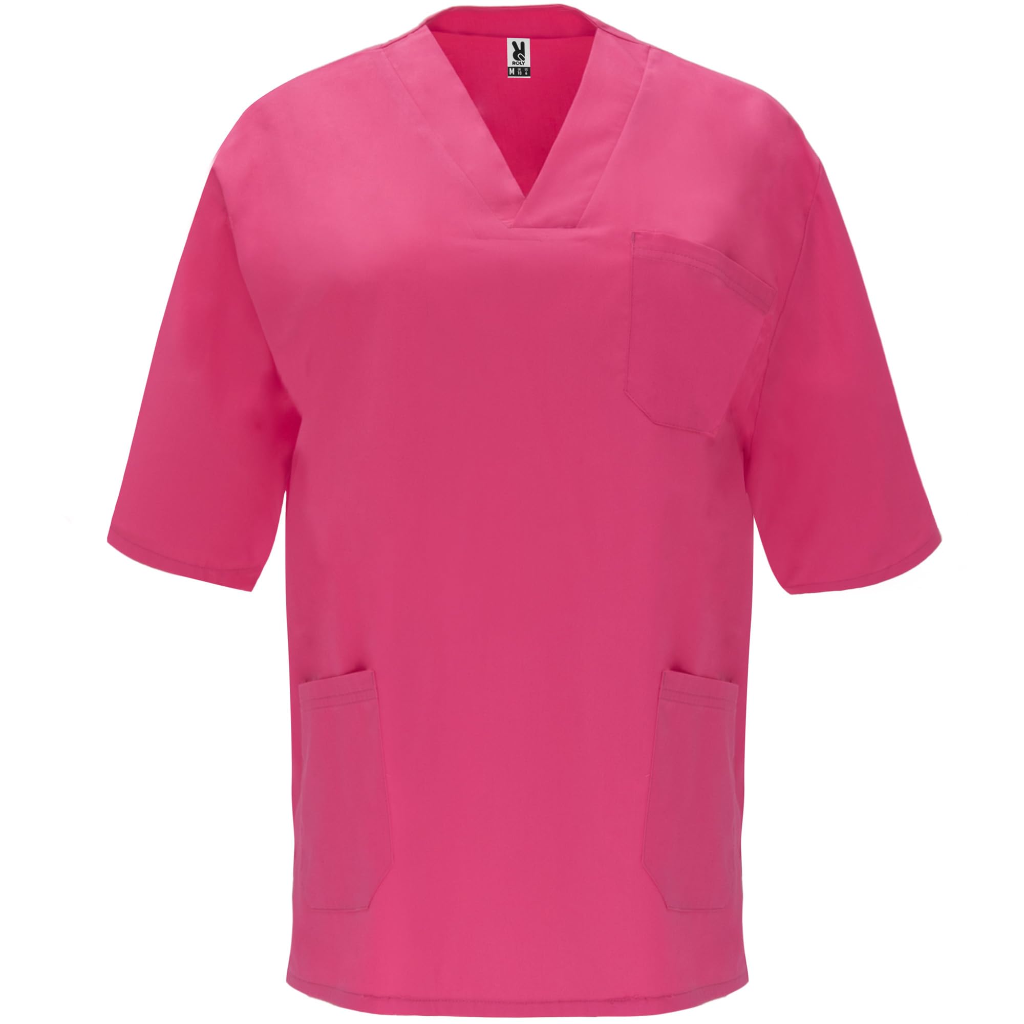ROLY Uniforme Sanitario Unisex, Casaca Sanitaria, Pijama Sanitario Mujer, Uniforme Limpieza, Ropa de Trabajo, Pijama Enfermera Mujer (FR/ES, Letras, S, Regular, Regular, 4, ROSETÓN 78)