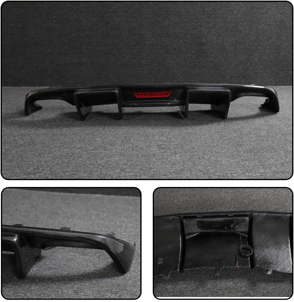 Carbon Fiber Rear Diffuser for Audi A5 B8 Sline S5 2-Door 2009-2011 Lower Bumper Lip Spoiler Body Kit Factory Outlet