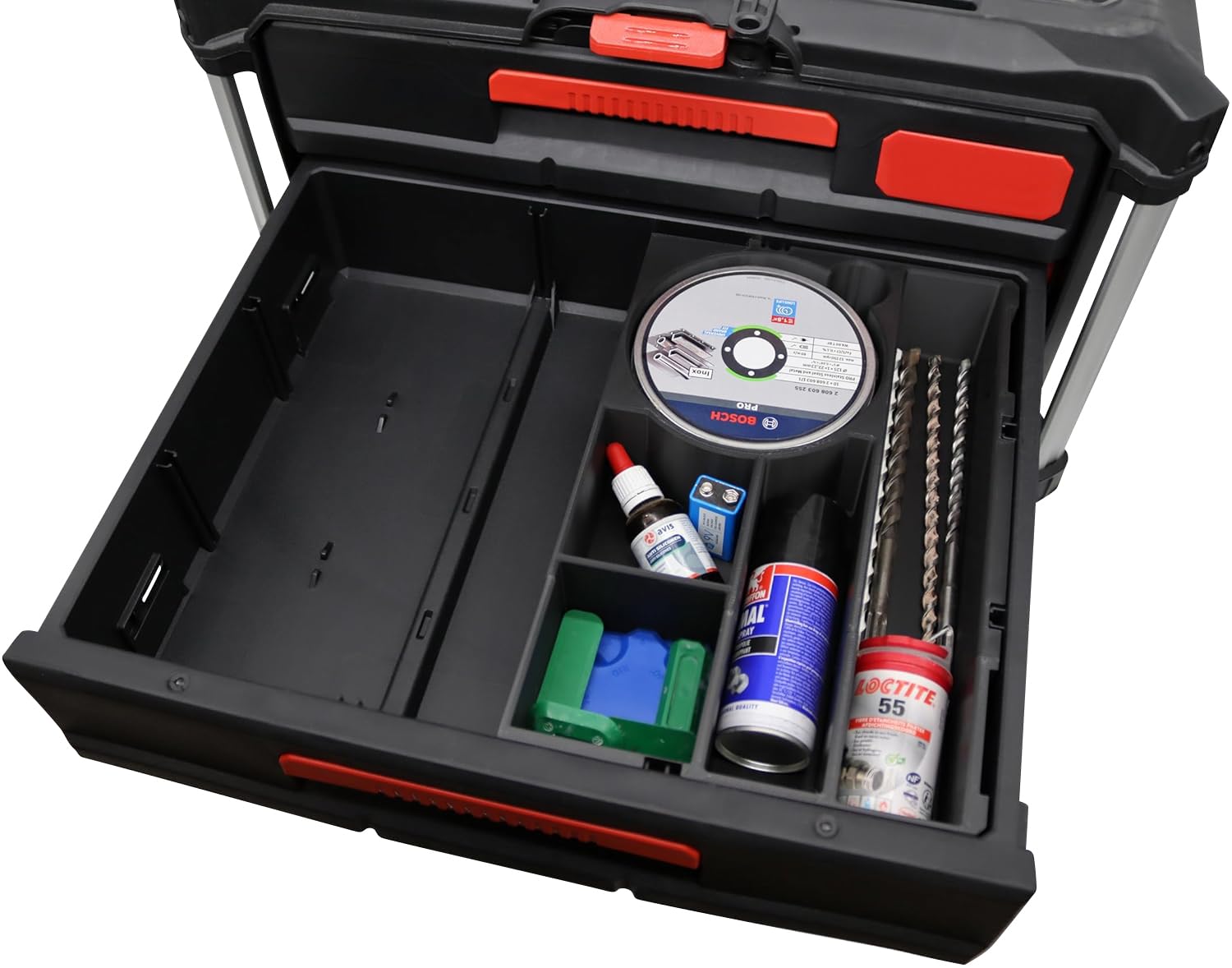 Compatible with MILWAUKEE Packout - 3D Printed PLA+ Insert for Organizer for Small Parts & Accessories #2 | Organiser for 2 & 3 Drawer Packout - Ready Delivered & Perfect Fit (Assortment 2) — image 1