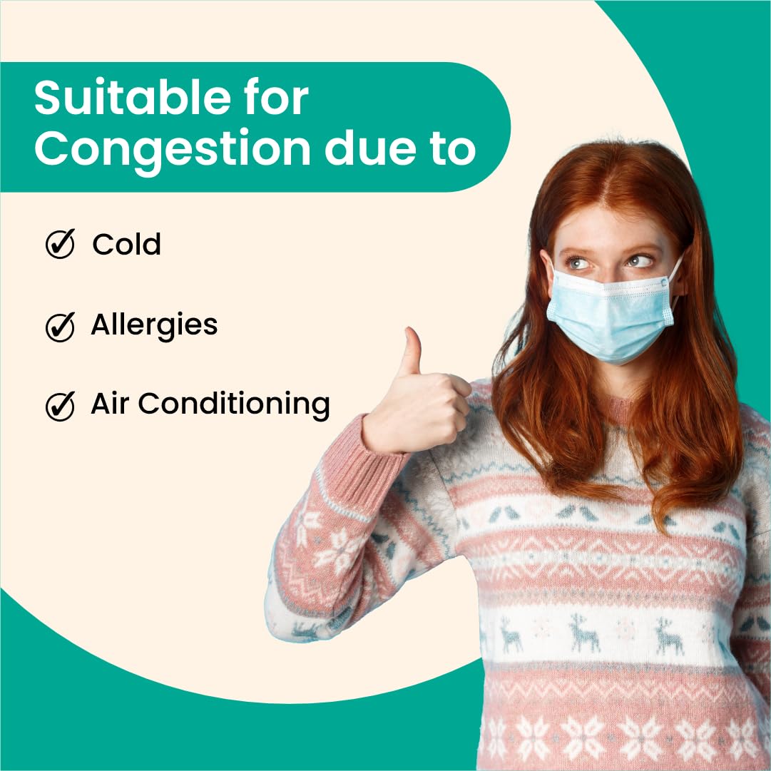 Herb Tantra No Congest Sinus Relief Roll-On | Ayurvedic Nasal Decongestant with Eucalyptus | Quick Blocked Nose, Allergy, Snoring & Cold Relief 4 61Qe5j2GS0L. SL1081