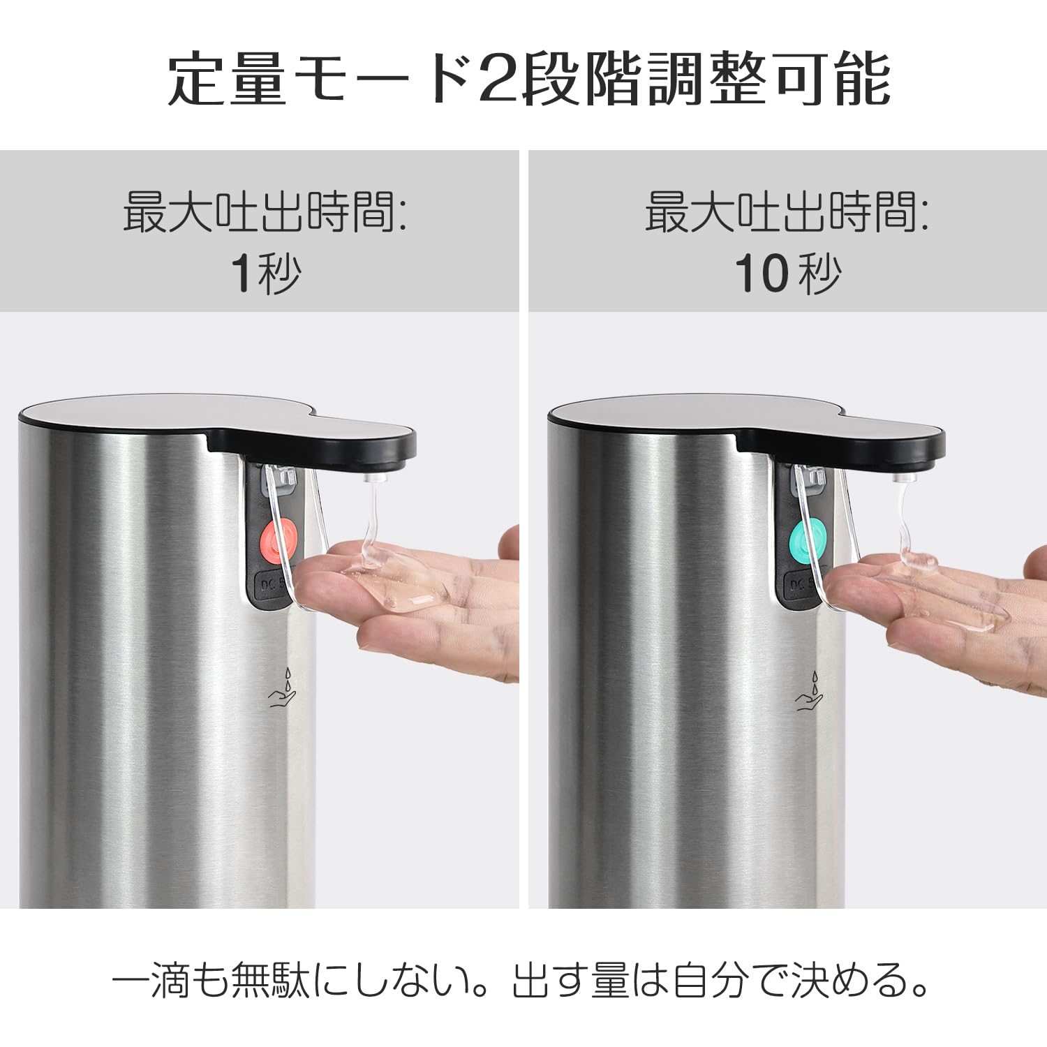 Amazon｜LAOPAO ソープディスペンサー 半自動 タッチ式 液体
