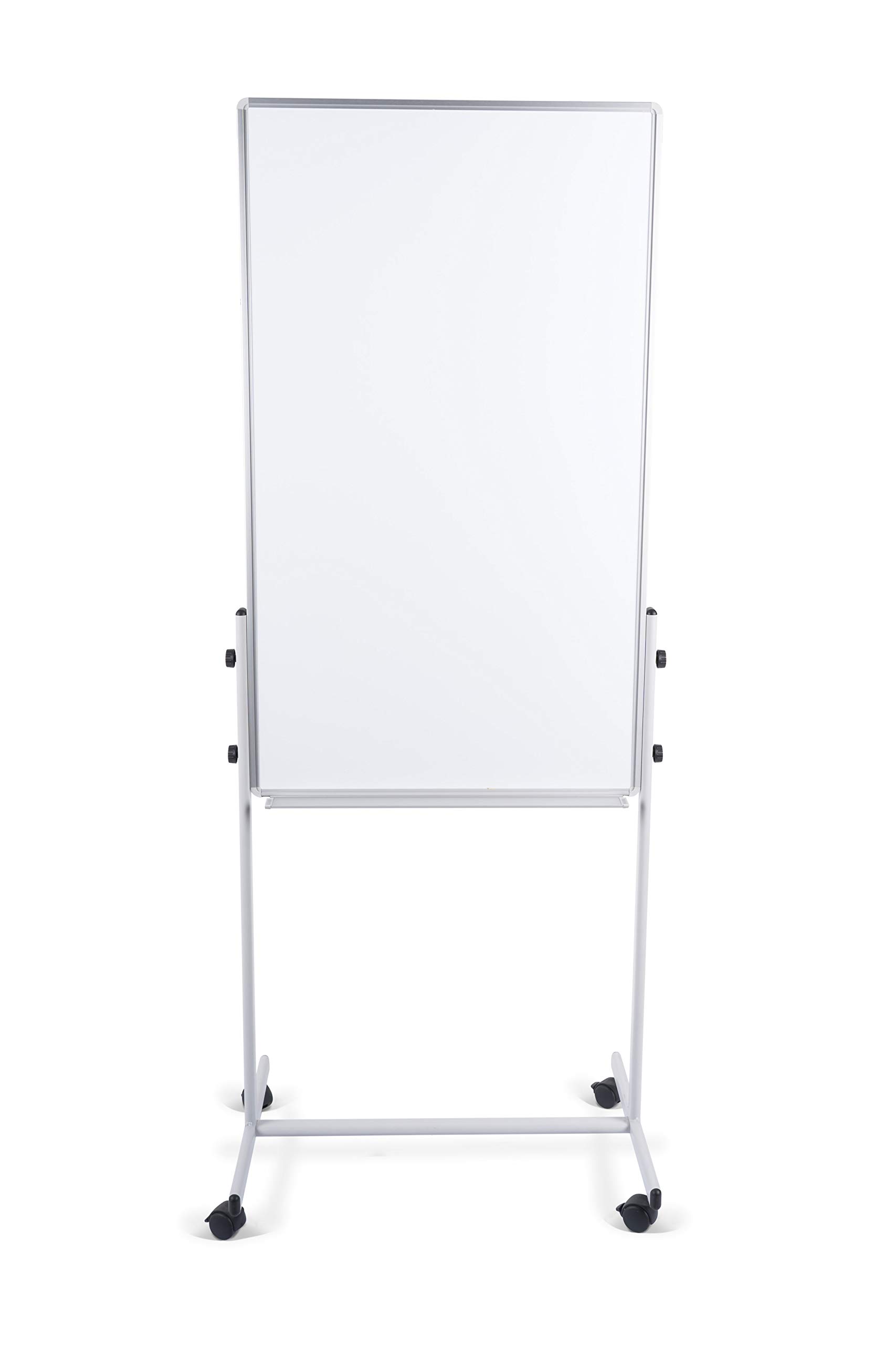 Bi-Office Mobile Duo Pizarra no magnética y corcho, 700 x 1200 mm