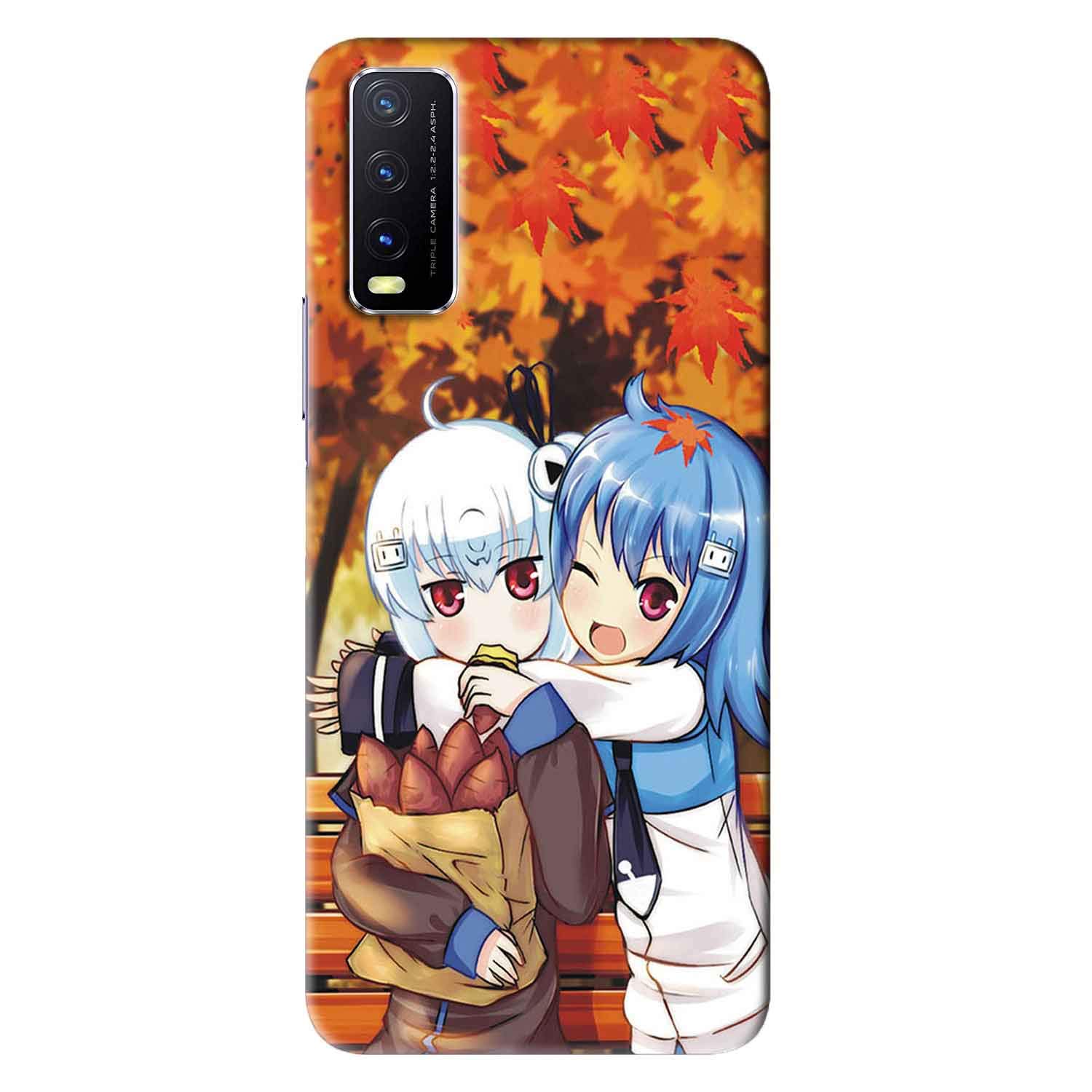 NDCOM for VIVO Y20 Back Cover Bilibili Douga Cartoon Printed Hard Case