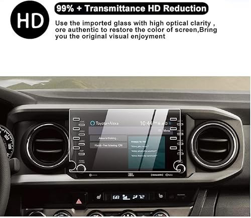 Miniatura 5 de Protector de pantalla compatible con Tacoma 2020-2023, pantalla táctil de 8 pulgadas, antirreflejos, protección de navegación contra arañazos,