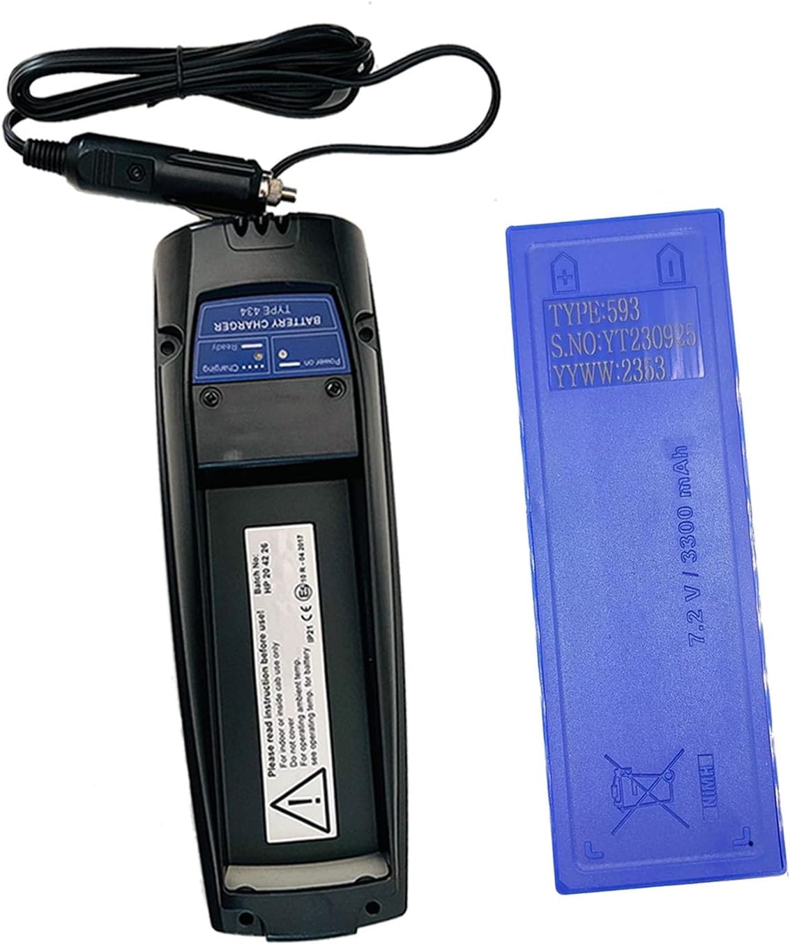 ▷充電器1個+バッテリー1個 7.2V SCANRECO 590/592/593/960/1026/EEA2512/RC400リモコ