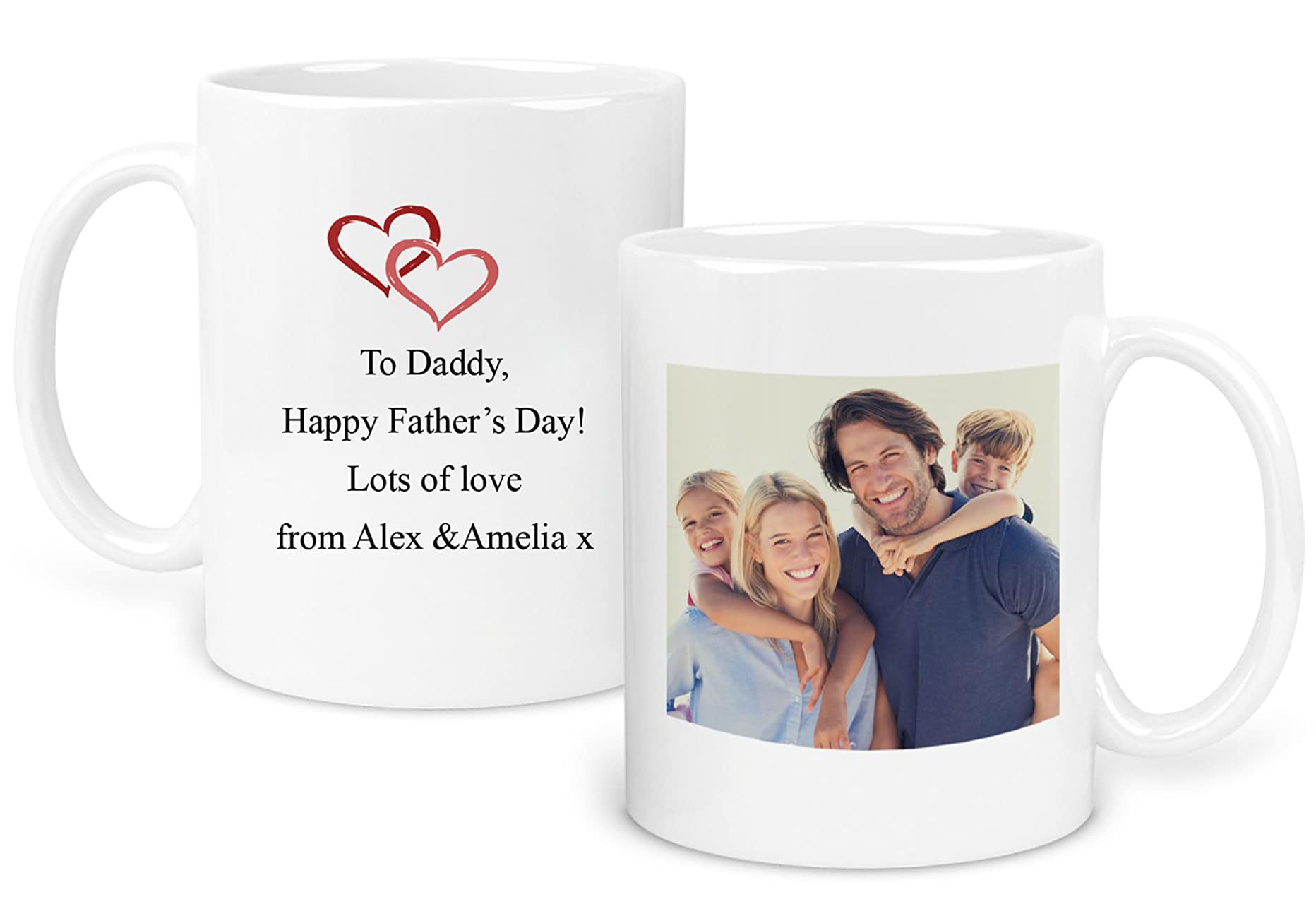 Personalised Photo Mug, Customised Photo Cup, Photo Mug for Dad, Mum, Sister, Brother, Uncle, Auntie, Gift for Any Occasion