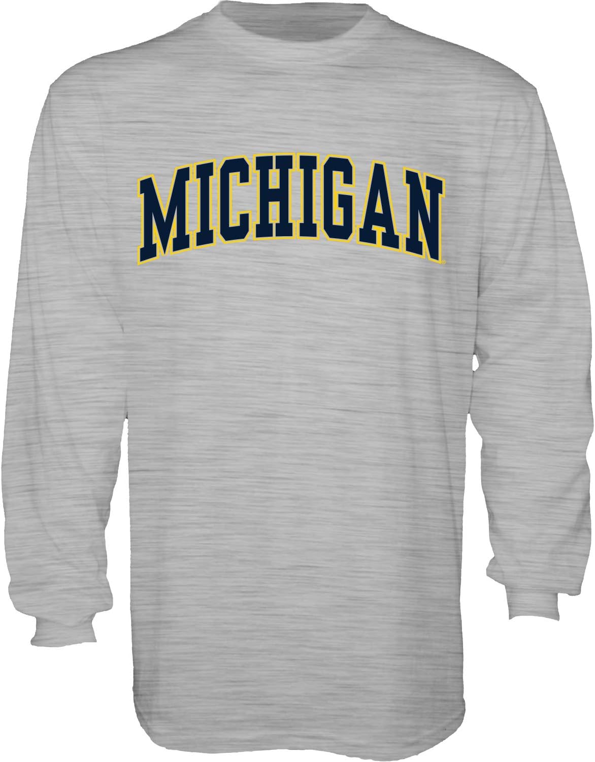 Blue 84 NCAA mens Arching Team Name Dark Heather Long Sleeve T Shirt