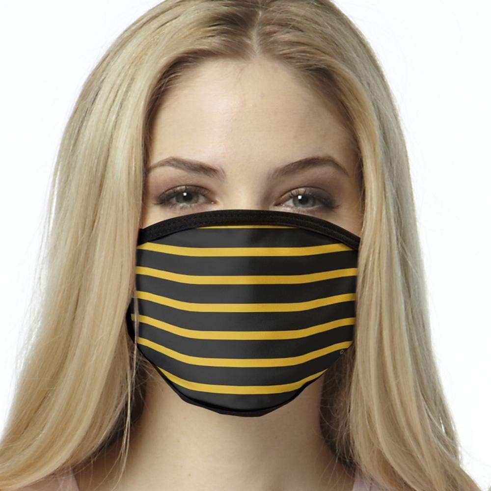 Black & Yellow Stripe FACE MASK Cover Your Face Masks,