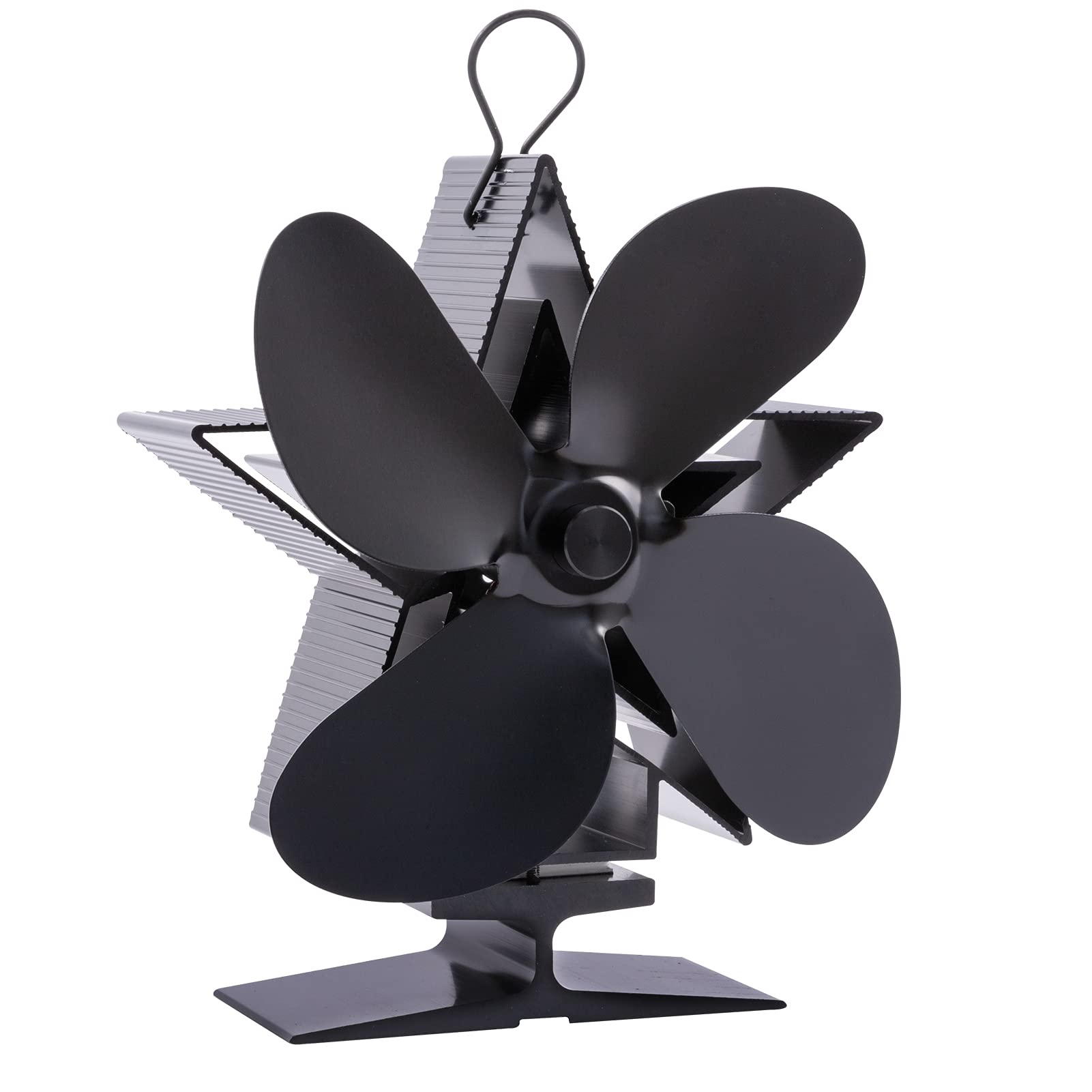 Buy Heat Powered Stove Fan 104°F/40°C Fast Start, 4 Blades Fireplace
