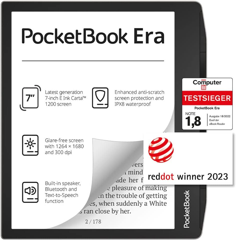 PocketBook eBook Reader 'Touch HD 3' (16 GB Speicher; 15,24 cm EInk
