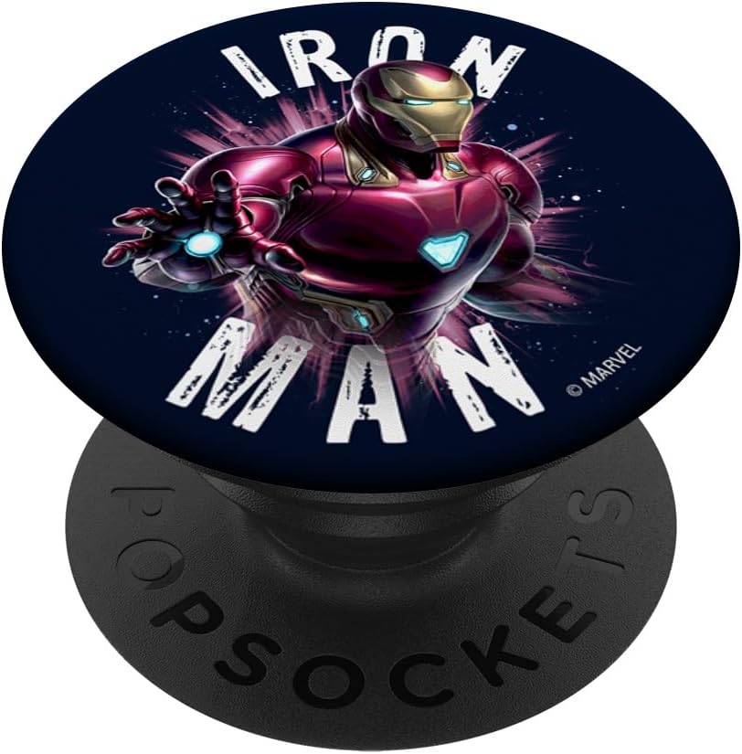 Marvel Avengers Endgame Iron Man Space Poster PopSockets MagSafe PopGrip for iPhone