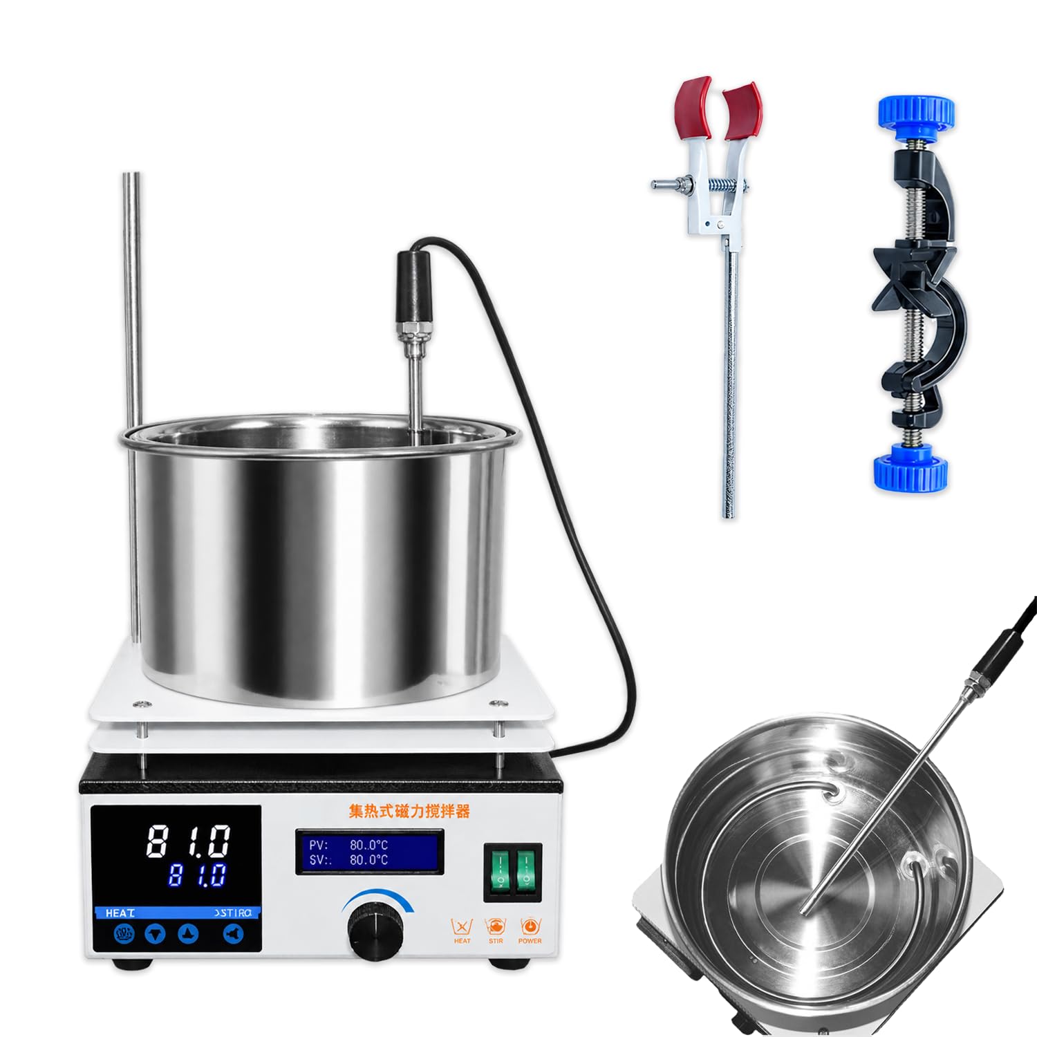 Agitatore Magnetico a Temperatura costante 15L