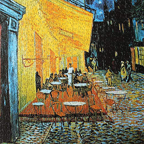 Moruska Cafe Terrace At Night By Vincent Van Gogh Jigsaw Puzzle 1000 Piece Art Puzzles For Adults thumb #4