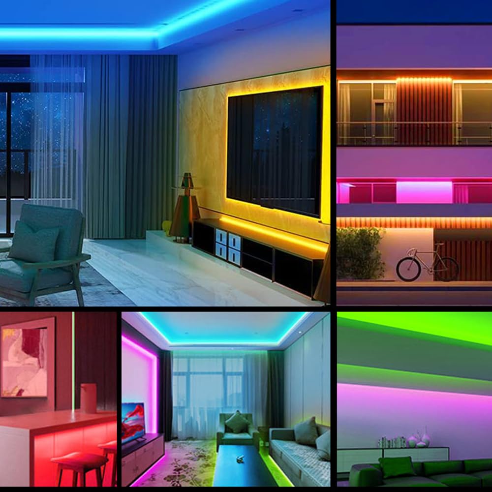 COB RGB Flexibel Hohe Dichte LED Streifen 5M 810LED/M 4050LEDs DC12V 14W/M IP30 Nicht Wasserdicht Mehrfarbig für DIY Heimdekoration(Nicht inhalt Netzteil＆Controller)